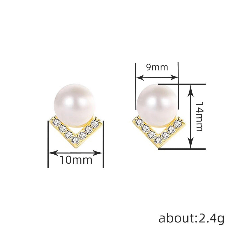Delicate Artisan Pearl Earring