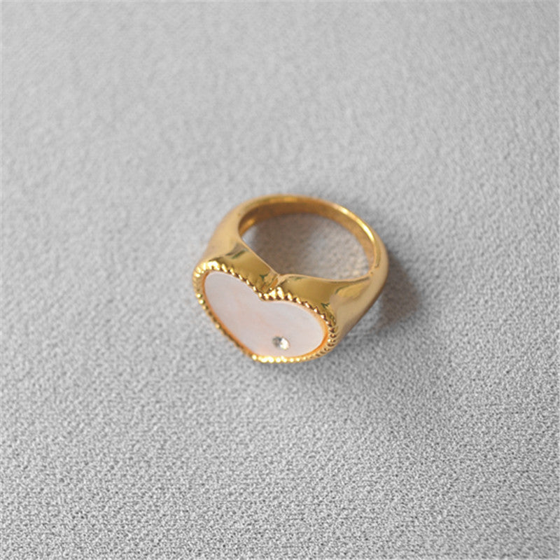 Delicate Artisan Gold Ring