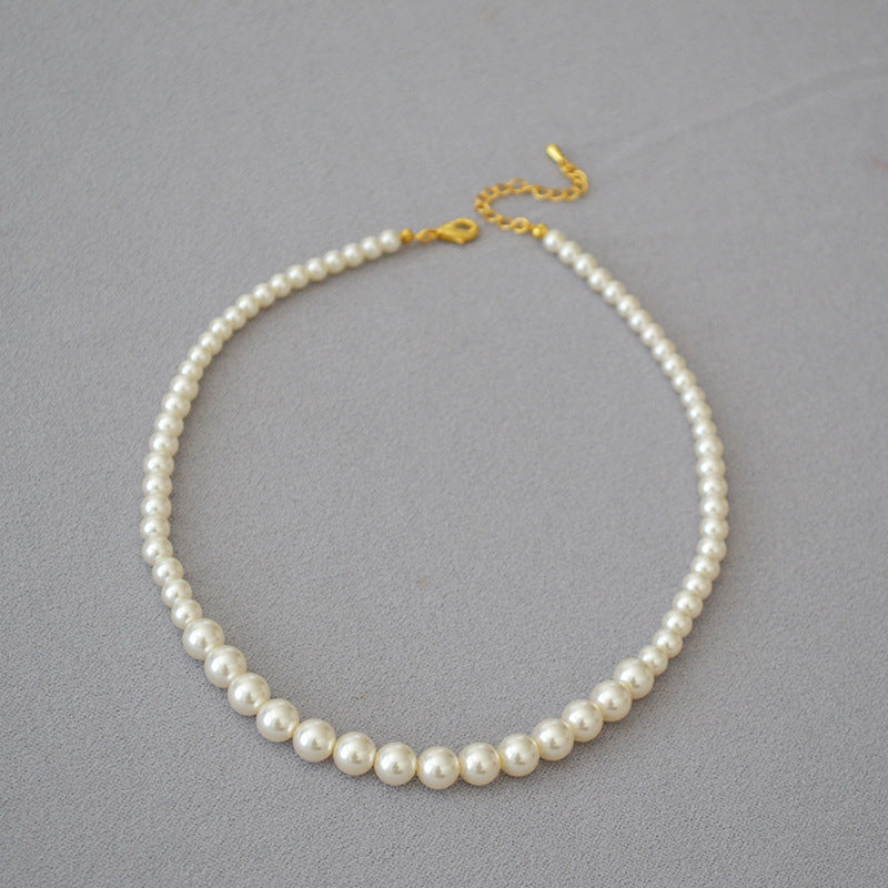 Delicate Artisan Pearl Necklace