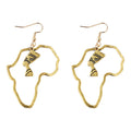 Vintage Handmade Gold Earring