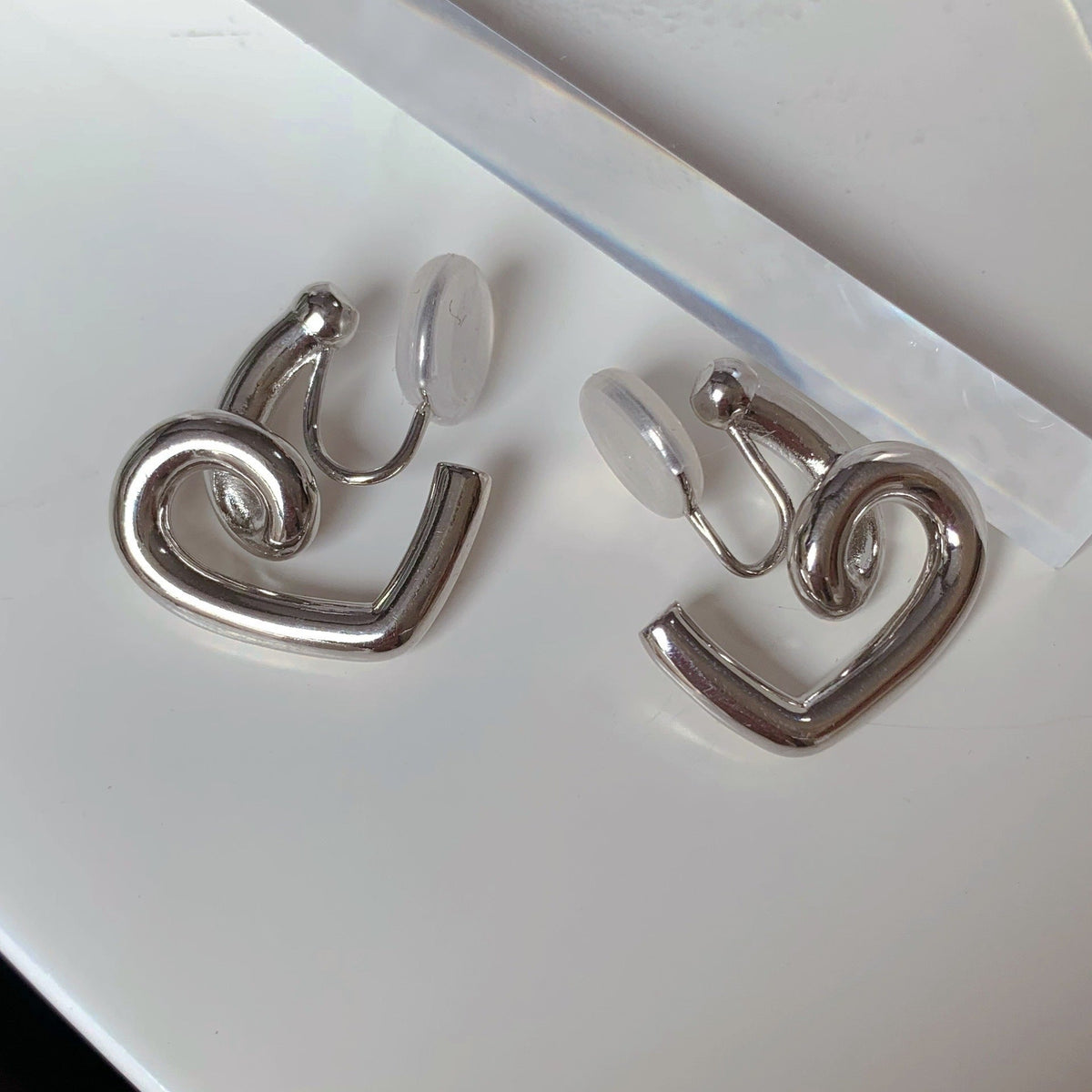 Vintage Handmade Silver Earring