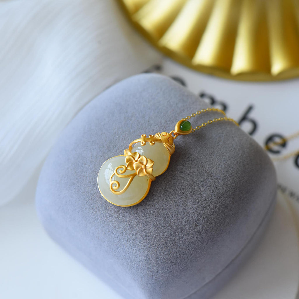 Delicate Artisan Gold Pendant