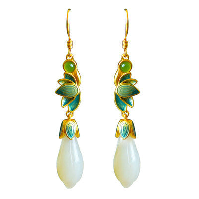 Vintage Handmade Gold Earring