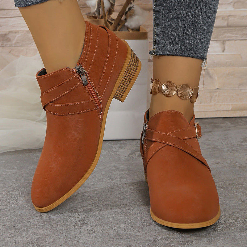 Chic Orthopedic Boots with Unique Design