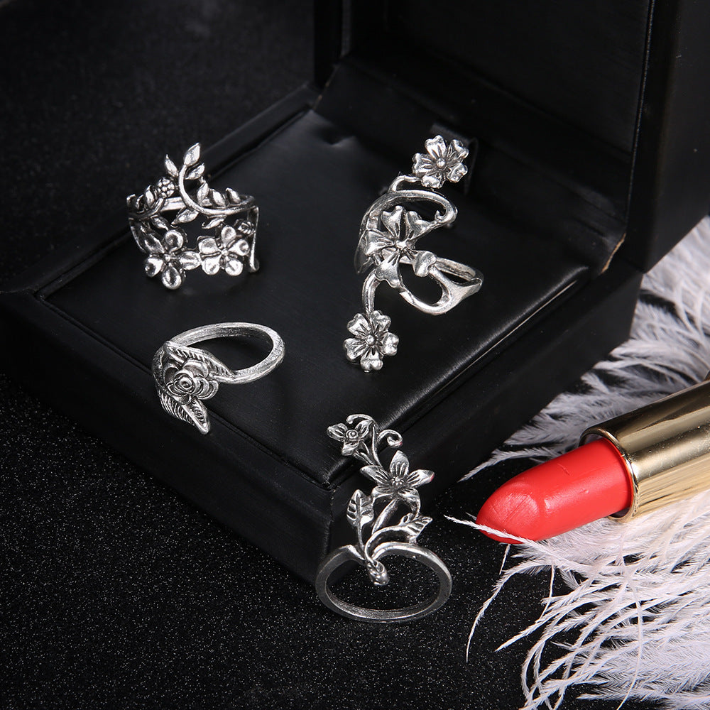 Beautiful Silver Set with Unique Style