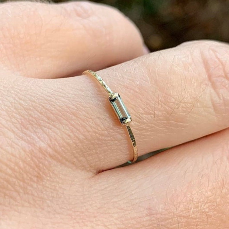 Delicate Artisan Gold Ring