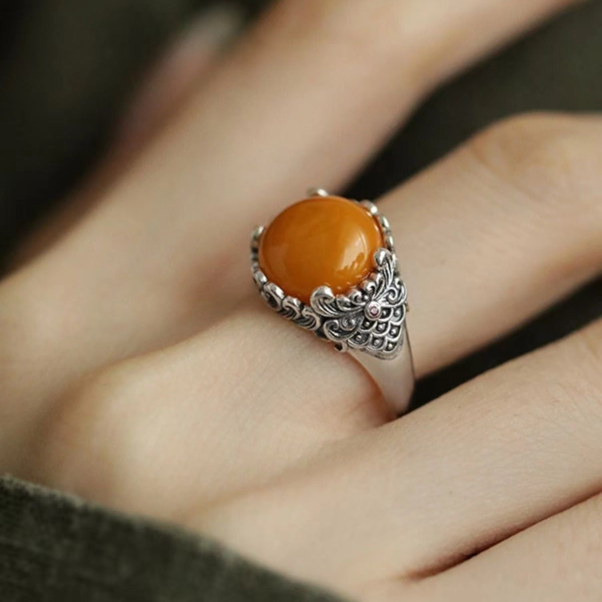 Beautiful Silver Ring with Unique Style