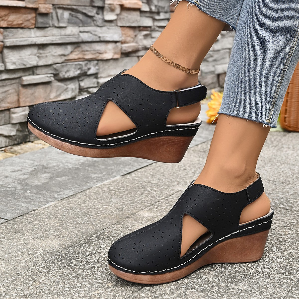 Vintage Inspired Orthopedic Sandals