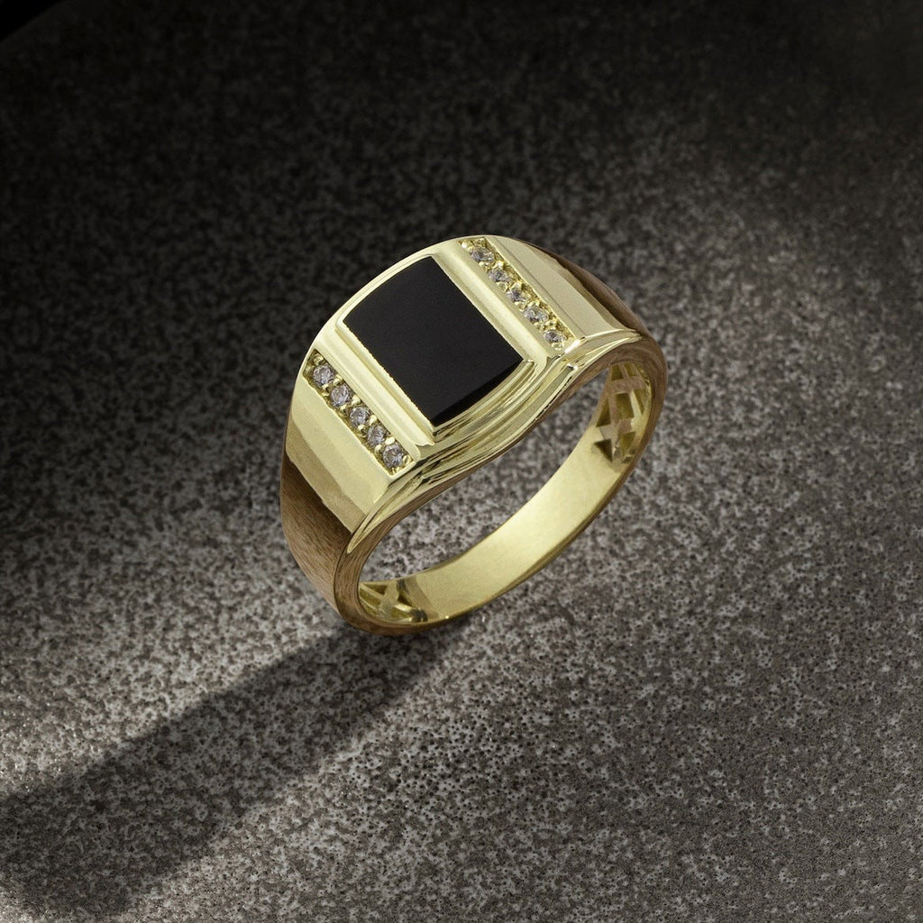 Delicate Artisan Gold Ring