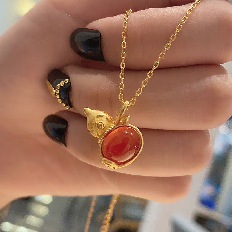 Delicate Artisan Gold Necklace
