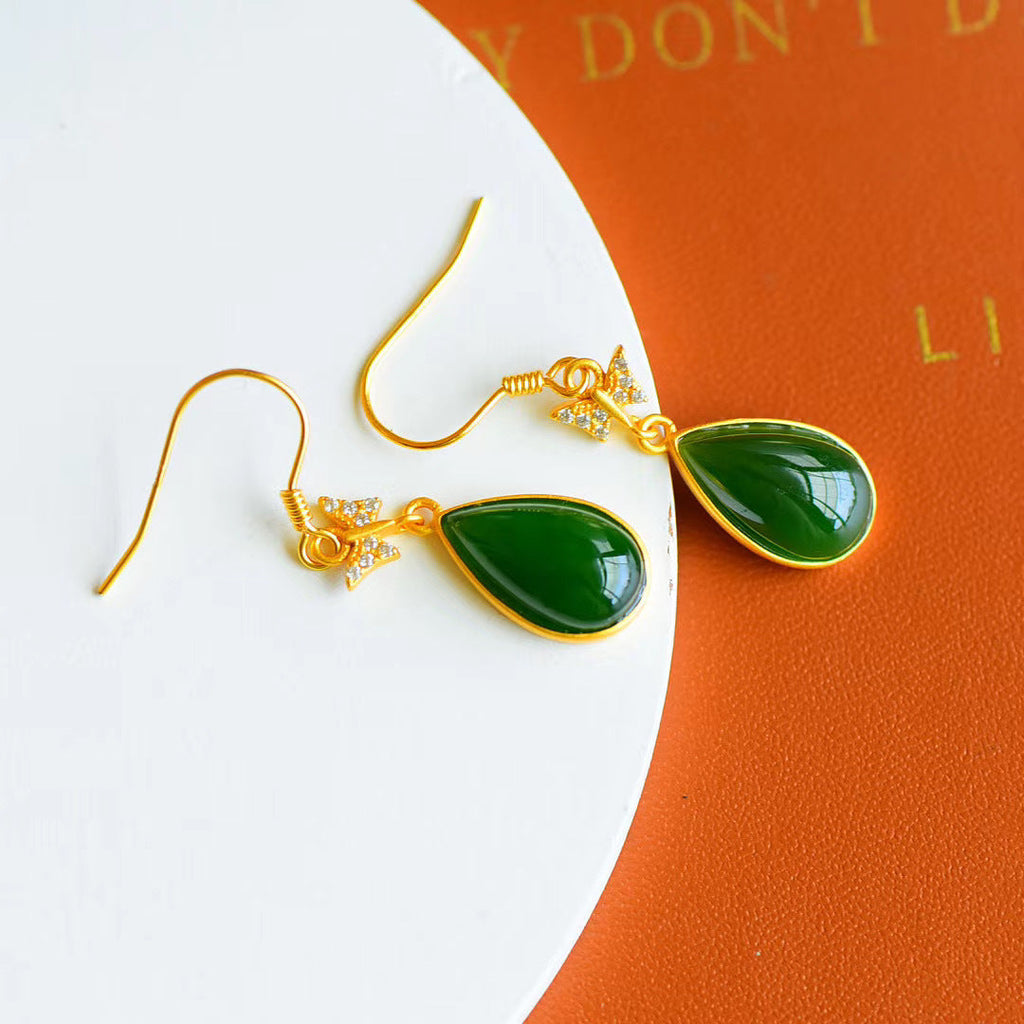 Delicate Artisan Gold Earring