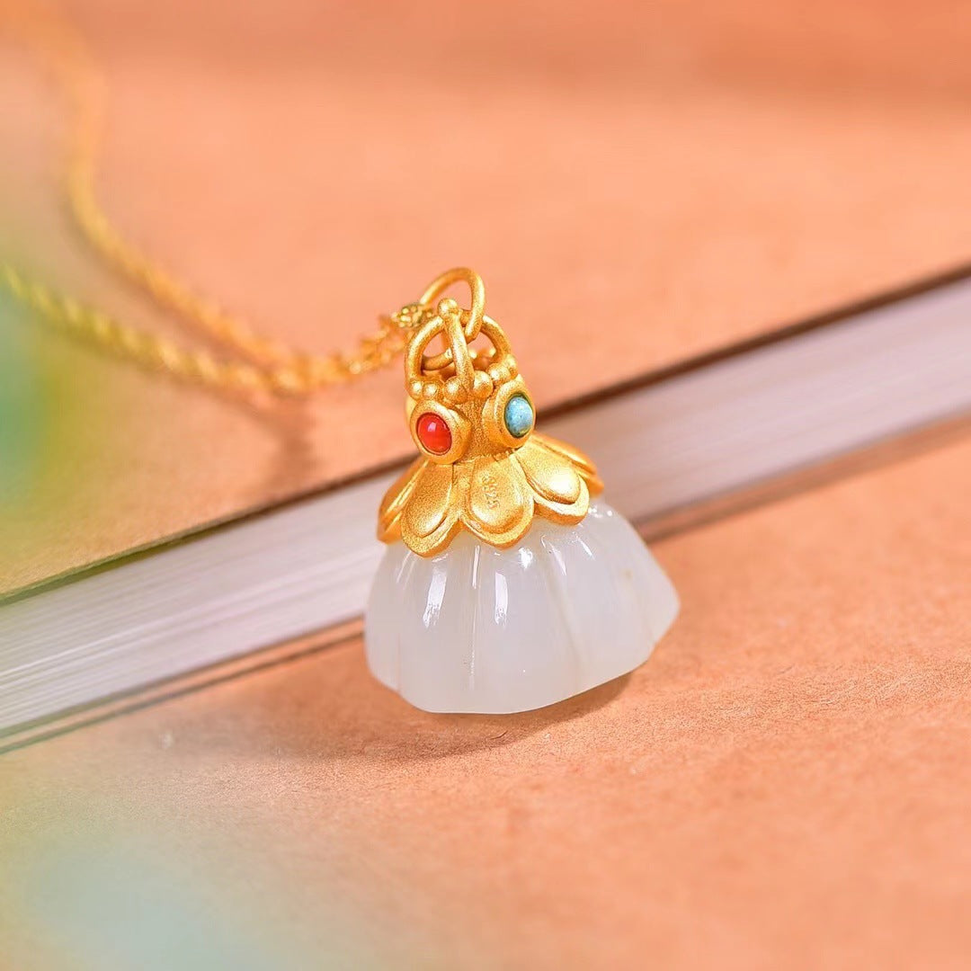 Vintage Handmade Gold Necklace