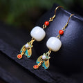 Vintage Handmade Gold Earring