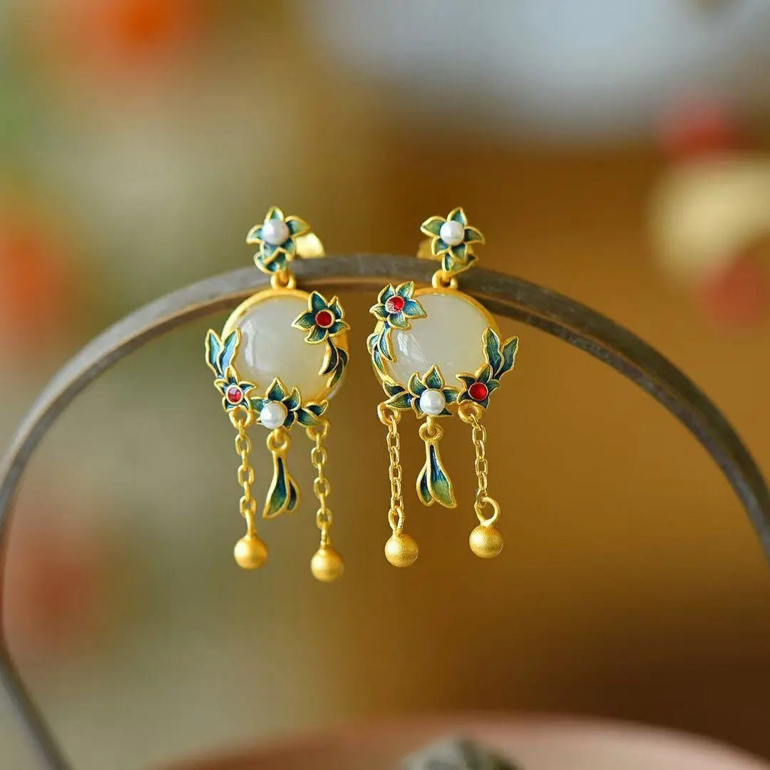 Delicate Artisan Silver Earring