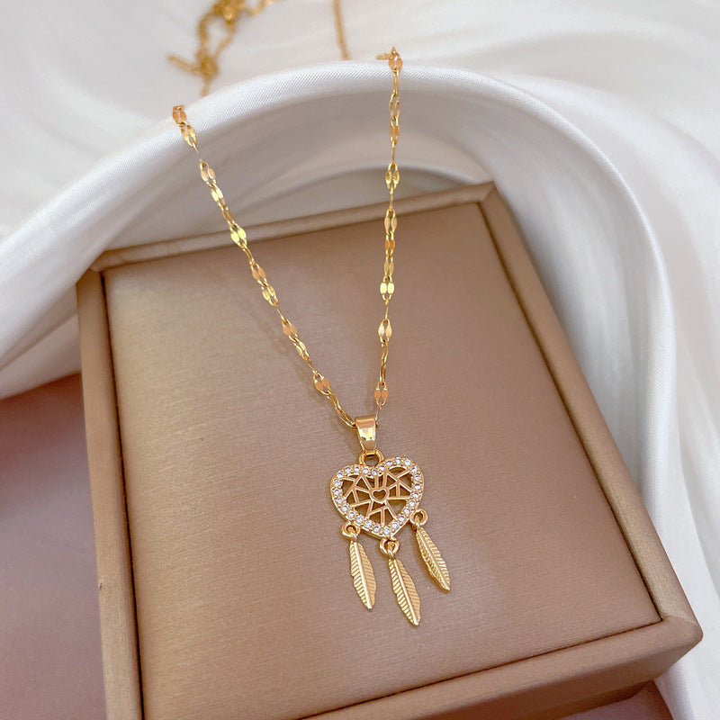 Delicate Artisan Gold Necklace