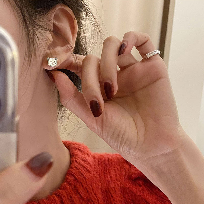 Beautiful Silver Earring with Unique Style
