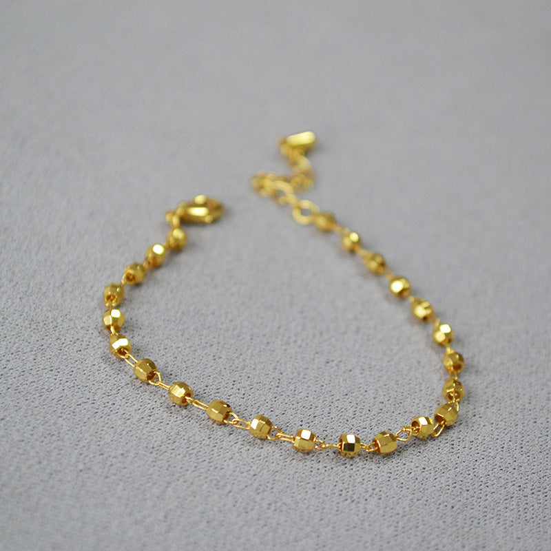 Delicate Artisan Gold Bracelet