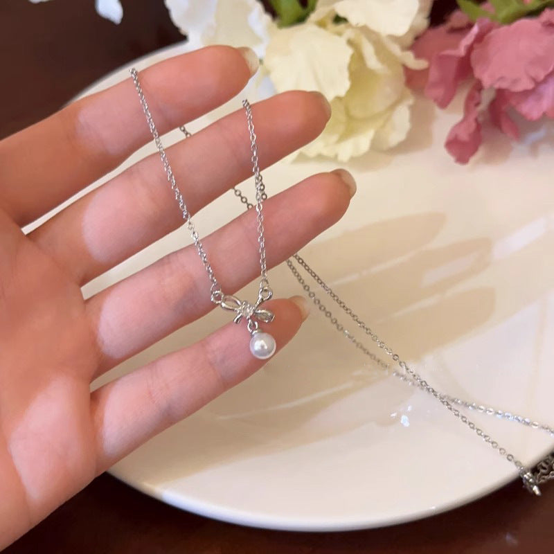 Delicate Artisan Pearl Necklace