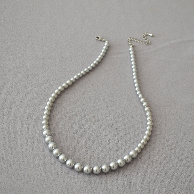 Delicate Artisan Pearl Necklace