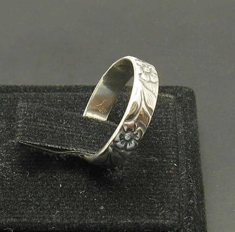 Delicate Artisan Silver Ring