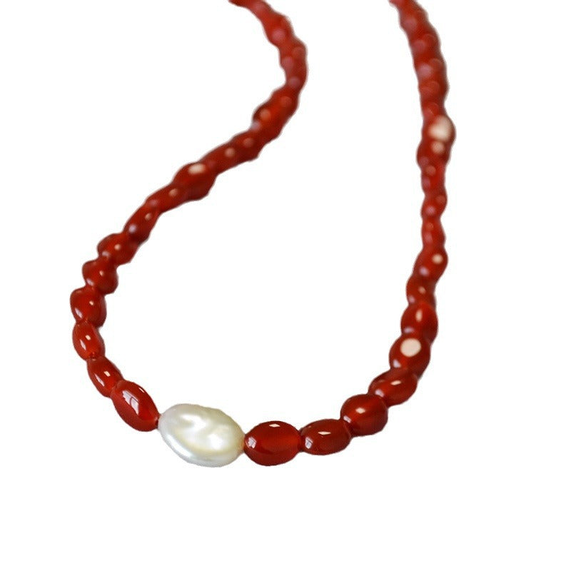 Delicate Artisan Pearl Necklace