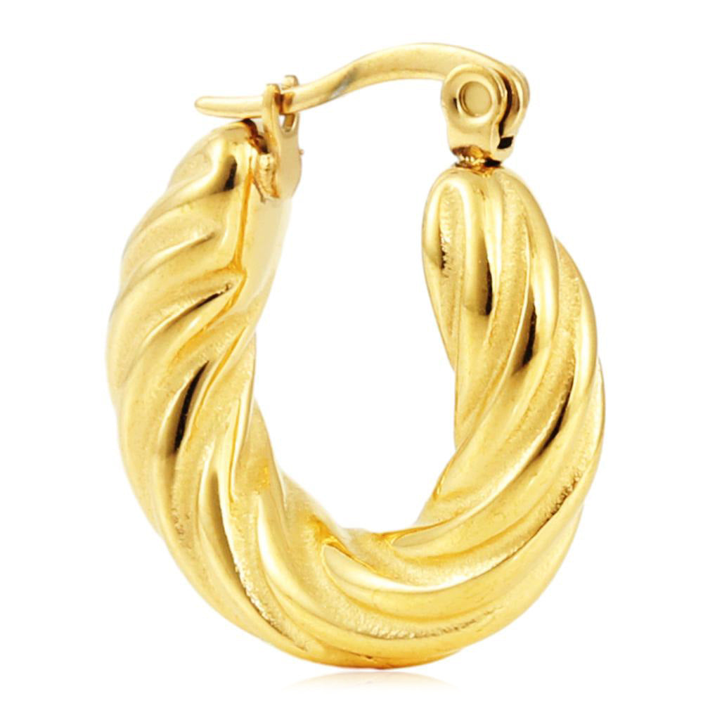 Vintage Handmade Gold Earring
