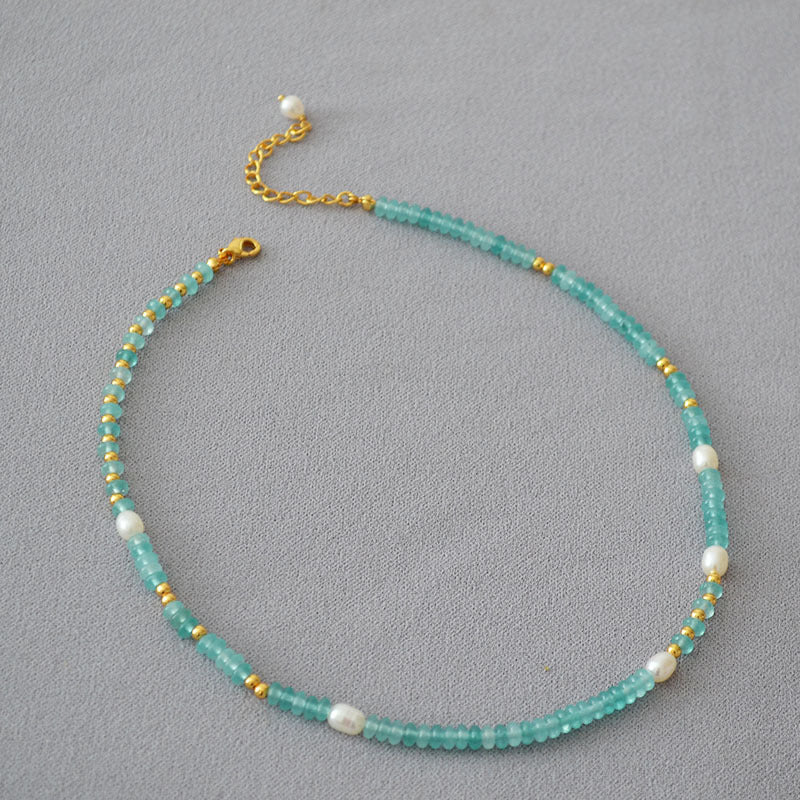 Delicate Artisan Pearl Necklace