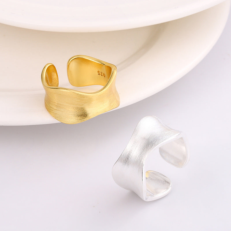 Delicate Artisan Gold Ring