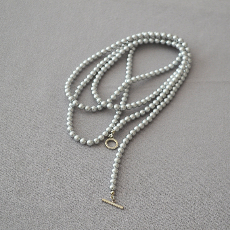 Delicate Artisan Pearl Necklace