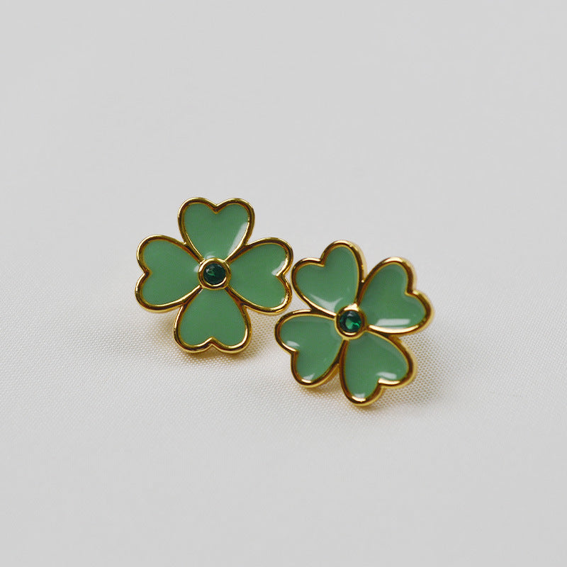 Vintage Handmade Gold Earring