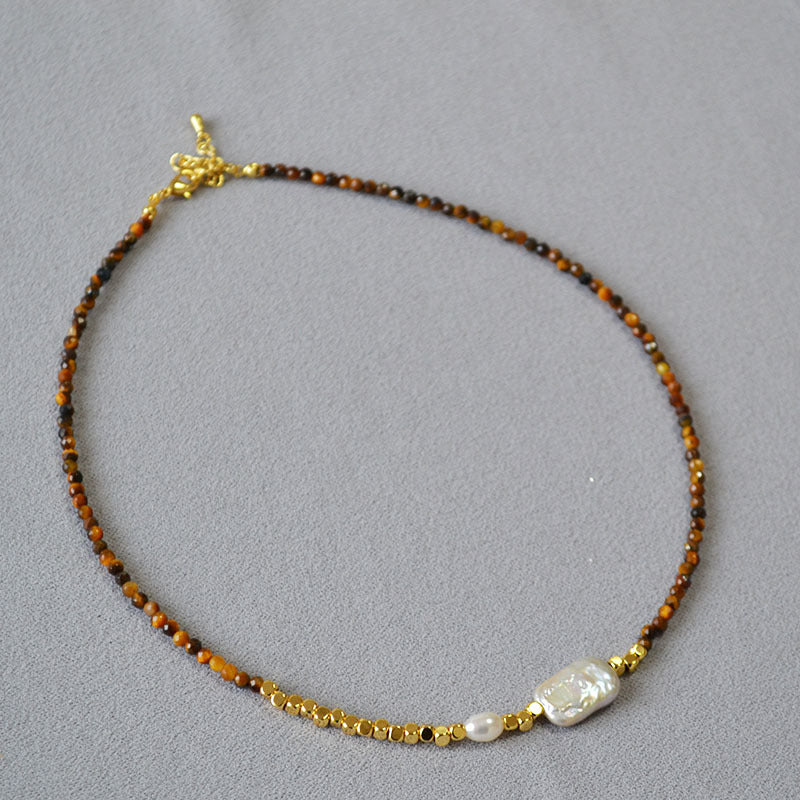 Vintage Handmade Pearl Necklace