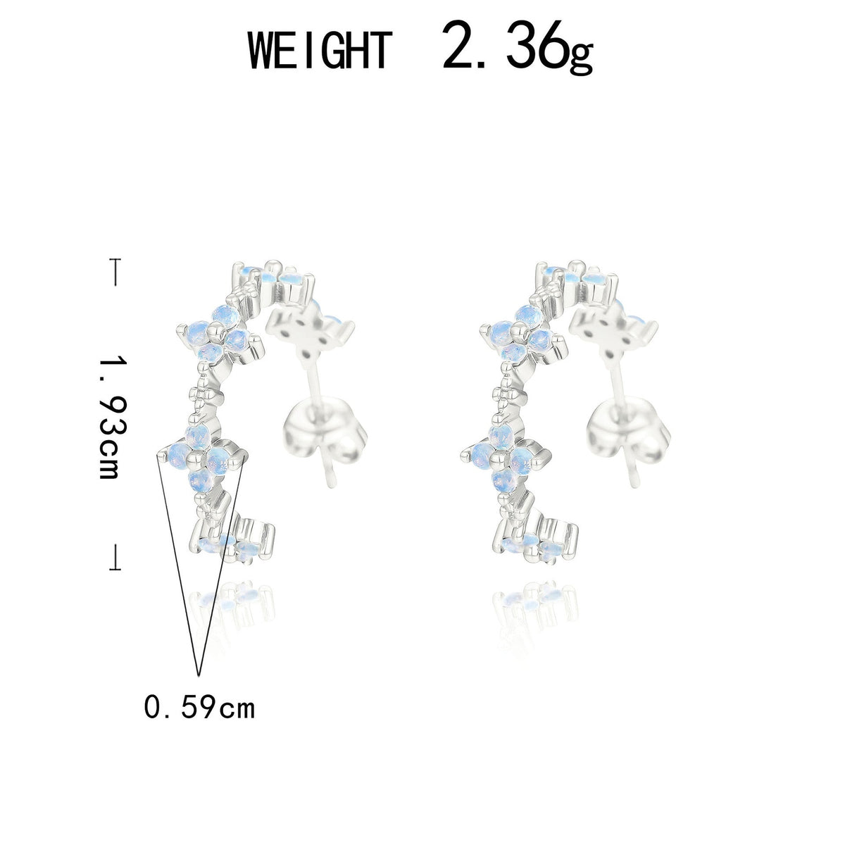 Beautiful Silver Earring with Unique Style
