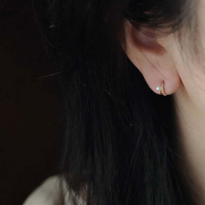 Vintage Handmade Pearl Earring