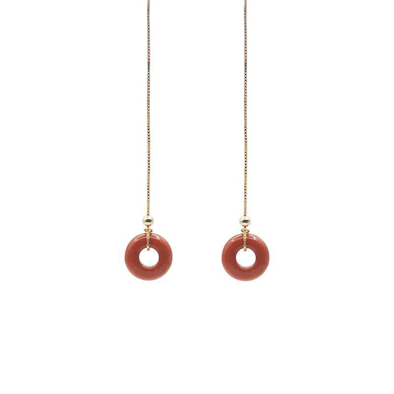 Delicate Artisan Gold Earring