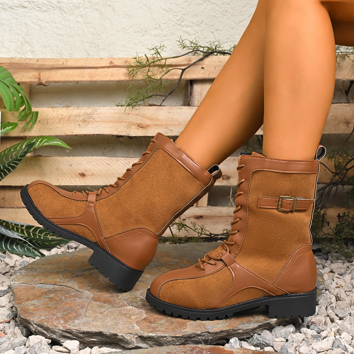 Chic Orthopedic Boots with Unique Design