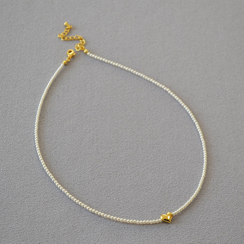 Delicate Artisan Pearl Necklace