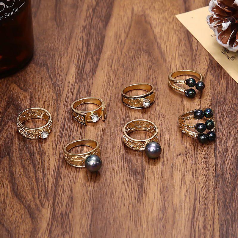 Delicate Artisan Pearl Ring
