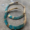 Vintage Handmade Gold Earring