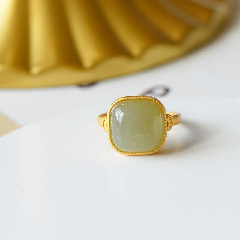 Delicate Artisan Gold Ring