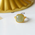 Delicate Artisan Gold Ring