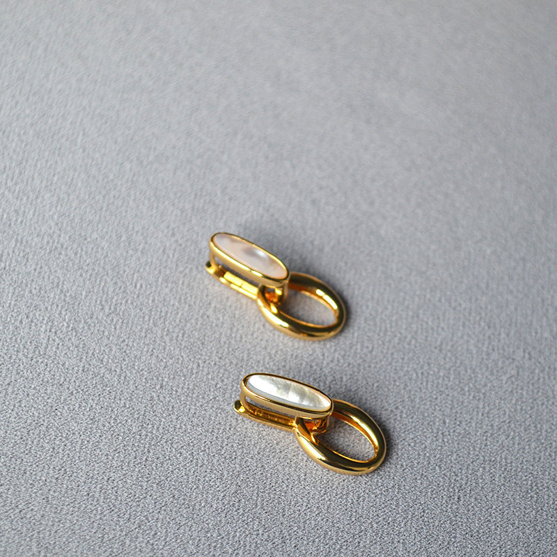 Delicate Artisan Pearl Earring