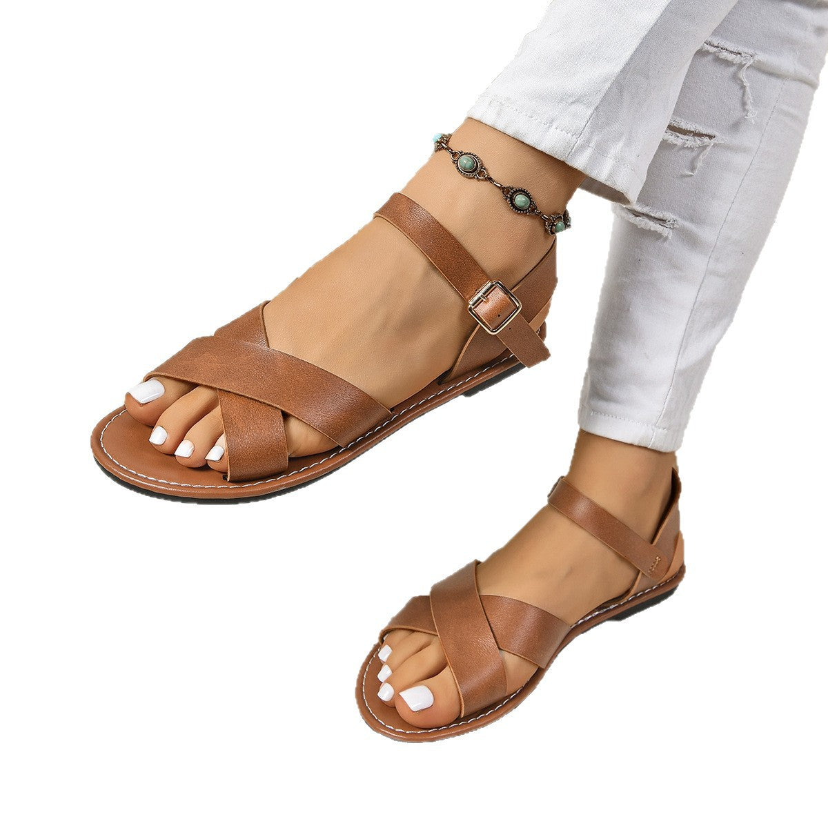 Vintage Inspired Orthopedic Sandals