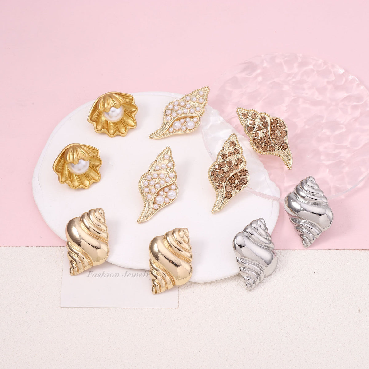 Delicate Artisan Pearl Earring