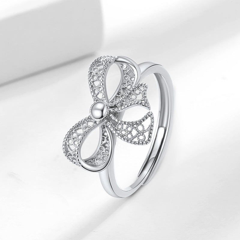 Romantic Silver Ring for Special Moments