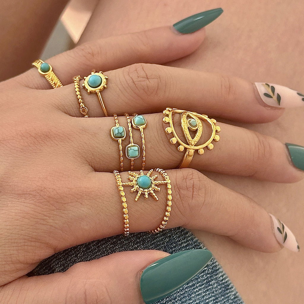 Delicate Artisan Gold Ring