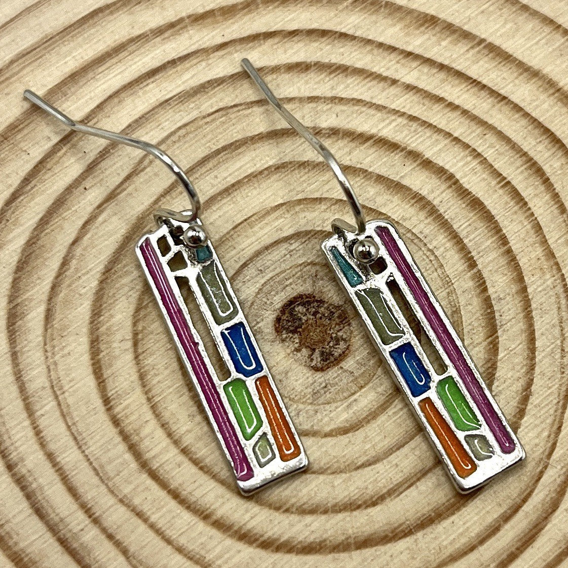 Vintage Handmade Silver Earring