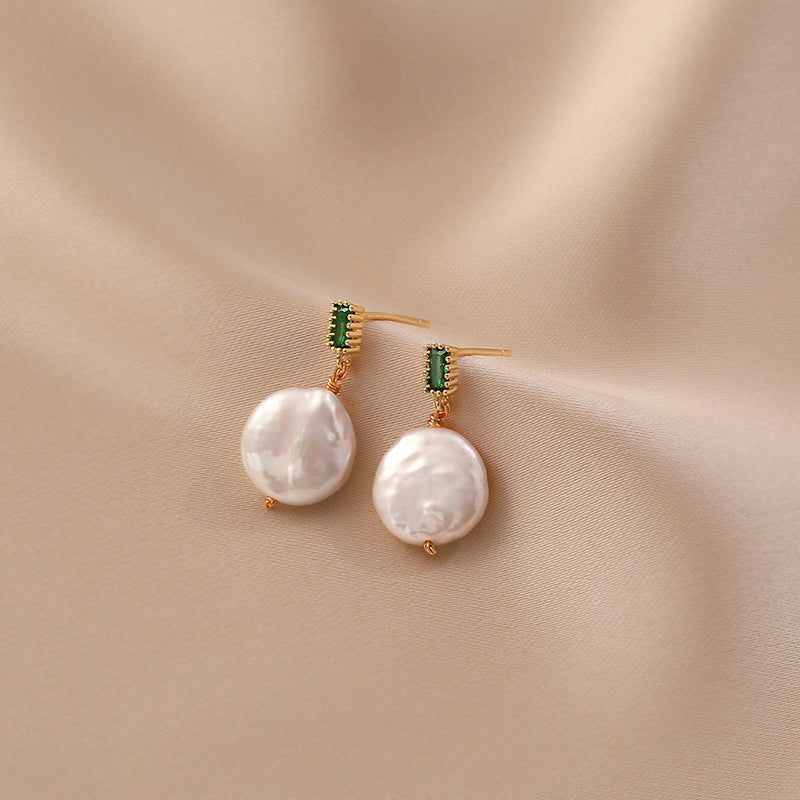 Delicate Artisan Pearl Earring