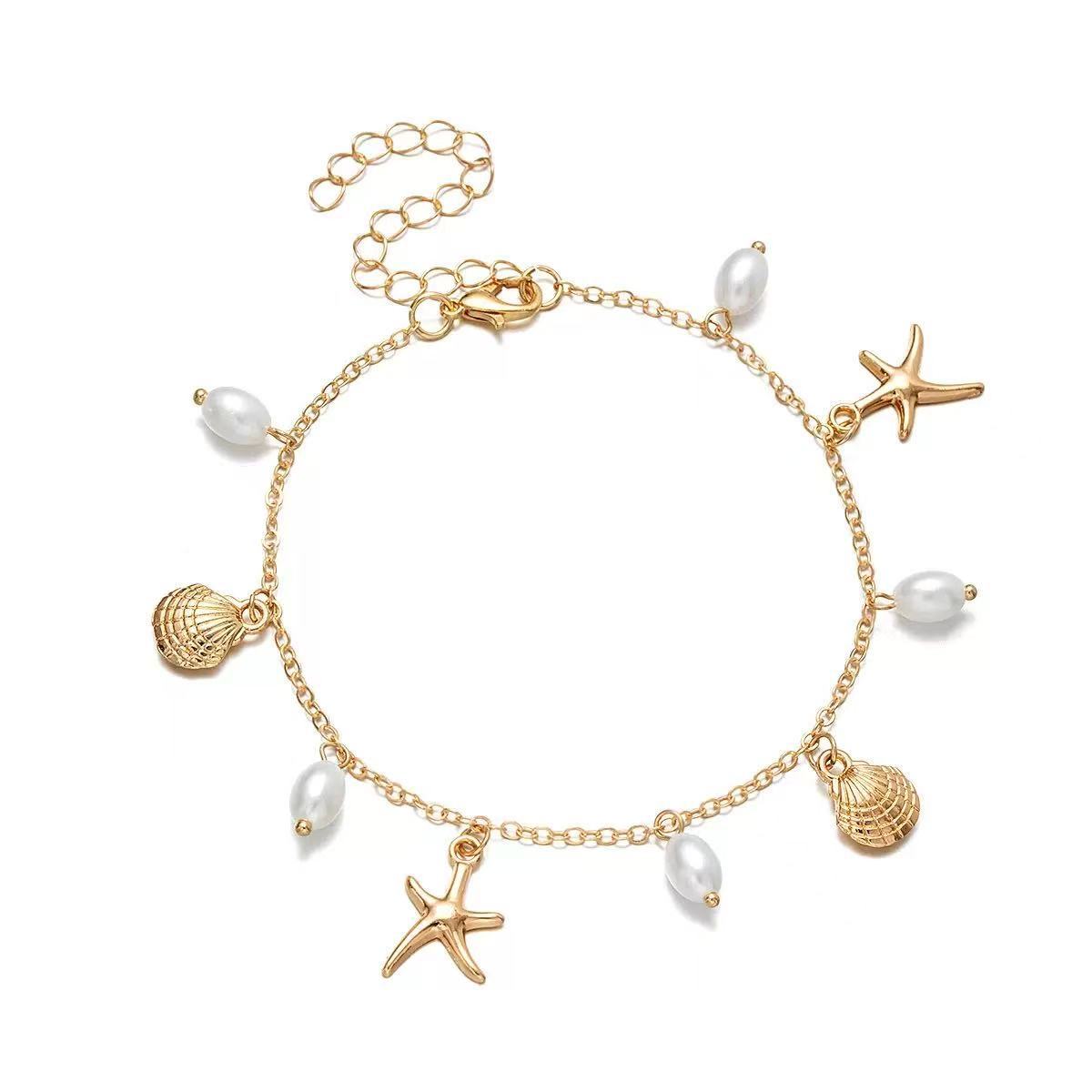 Beautiful Pearl Anklet with Unique Style