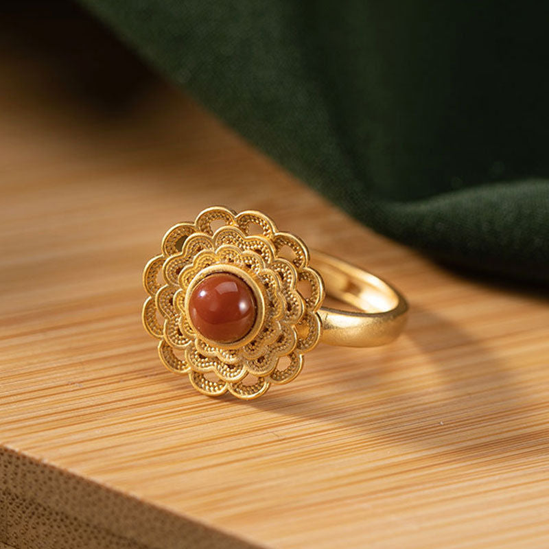 Delicate Artisan Silver Ring