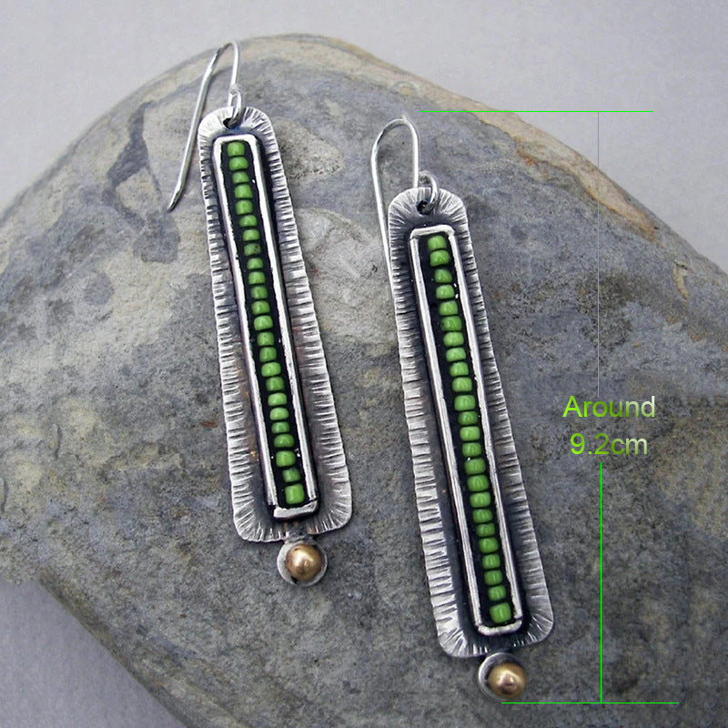 Vintage Handmade Silver Earring